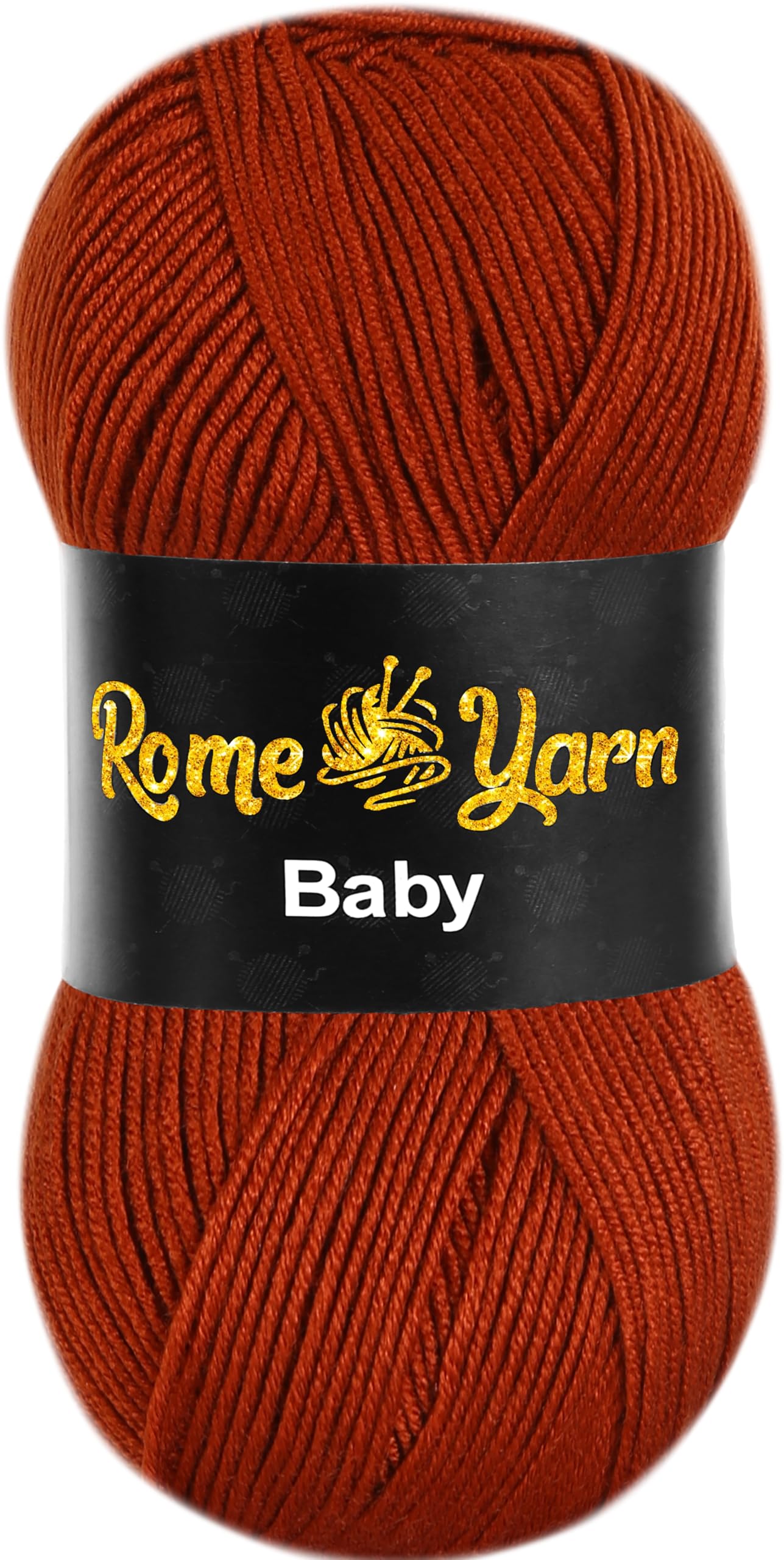 Baby Yarn | 100g | #3 Light Worsted DK Anti-Pilling Acrylic Wool for Knitting and Crochet (832 Tile)