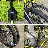 LuTuo Folding Bike Chain Lock 79cm Heavy Duty Alloy Steel with 3 Keys view 6