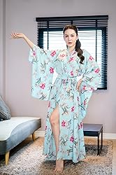 Na'Rak Women's Kimono Robe, Yukata Style Long Soft