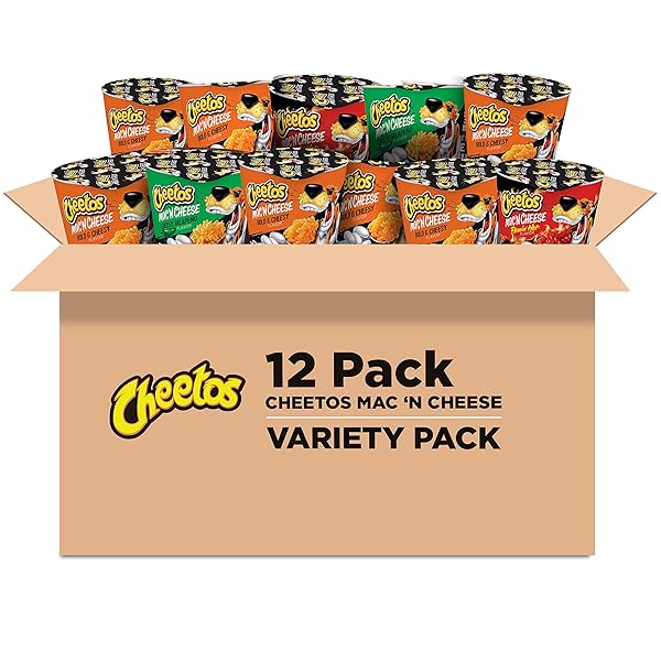 CHEETOS MAC ‘N CHEESE, 3 FLAVOR VARIETY PACK,...