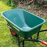 Home Master Heavy Duty Garden Wheelbarrow 90L 150kg Load Pneumatic Wheel view 2