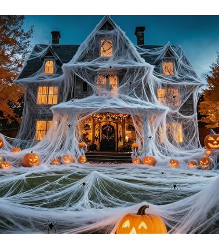 Halloween Caution Tape - 1.9x82ft Yellow Red Hazard Warning Barricade Tape For Spooky Decor