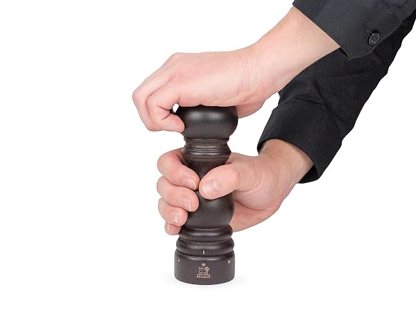 PEPPER MILL, U’SELECT, WOOD, CHOCOLATE FINISH, 18 CM – 7 IN