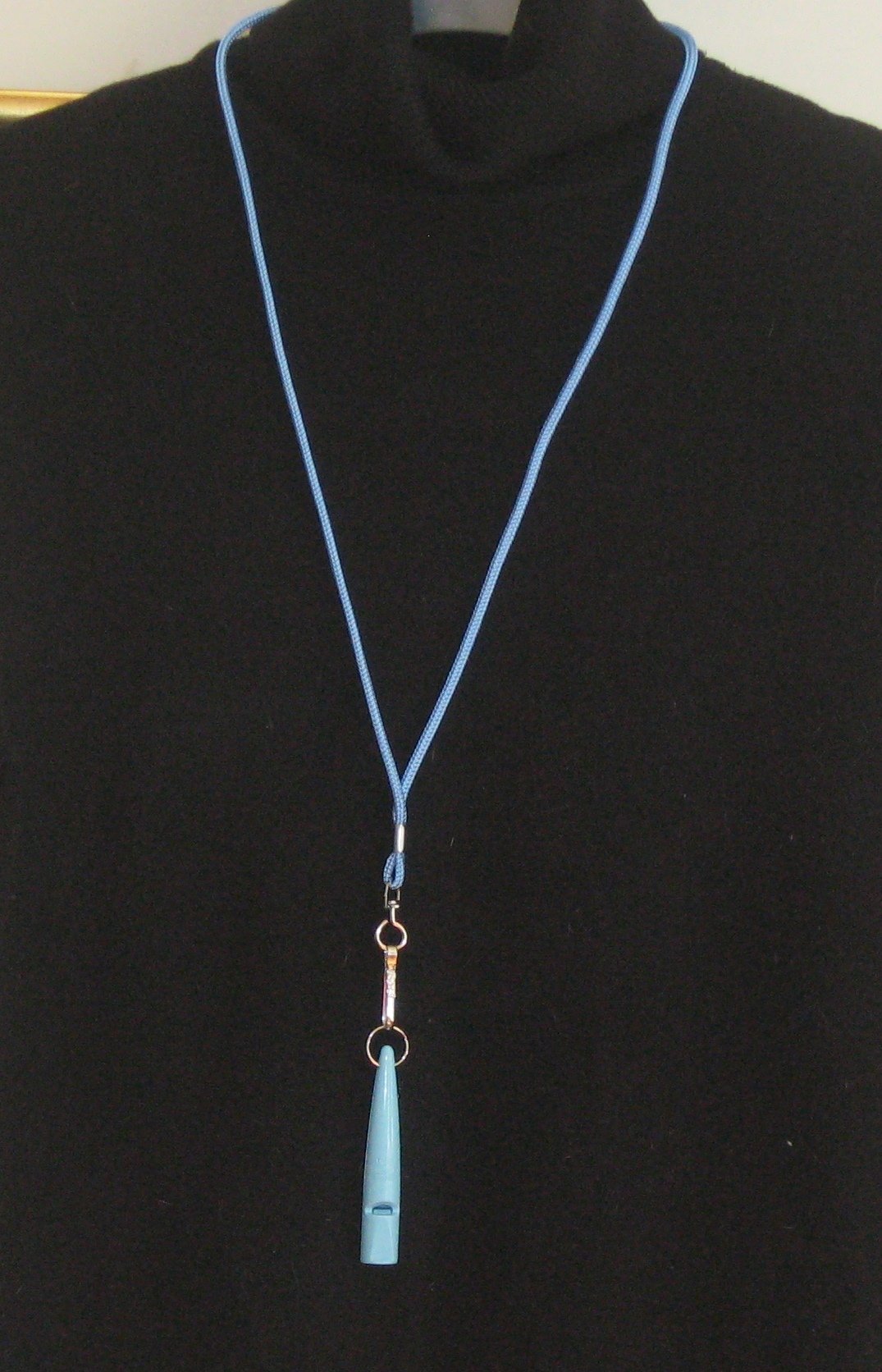 ACME WHISTLE 211.5, FIXED NECK LANYARD and FREE WHISTLE RECALL TRAINING INSTRUCTIONS (BABY BLUE)