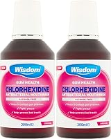 Wisdom Chlorhexidine Mouthwash Original Alcohol Free 2 x 300ml