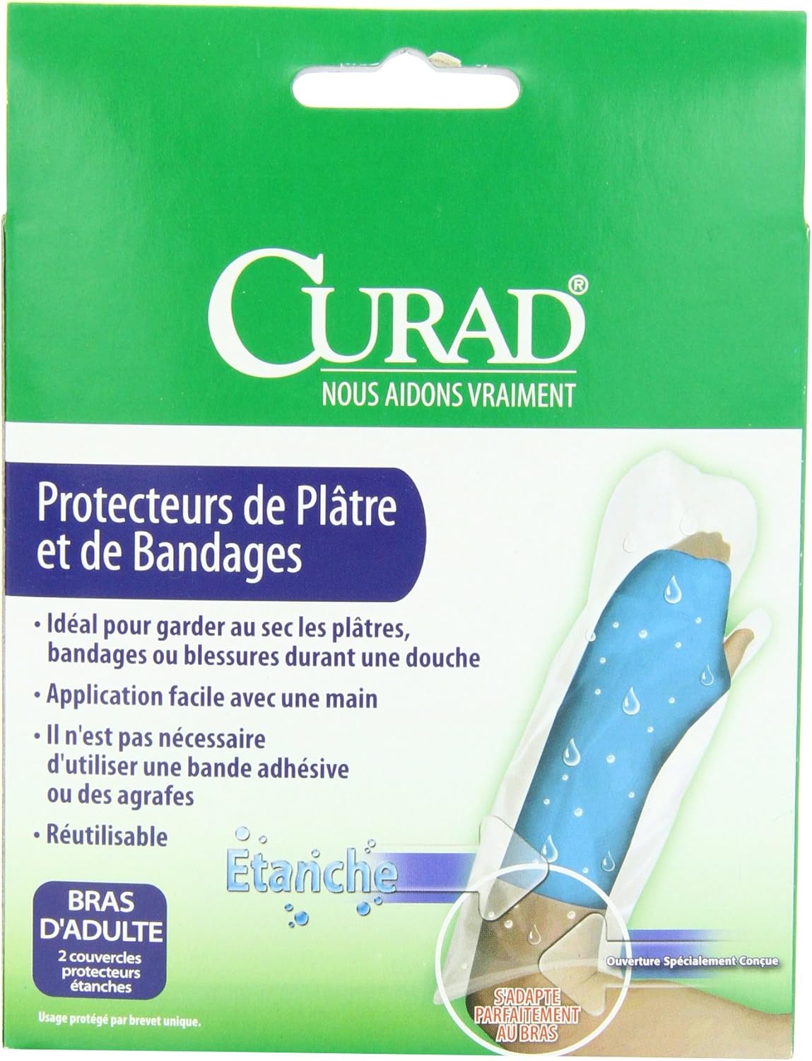Curad Cast Protector Adult Arm, 2 Count: Industrial & Scientific