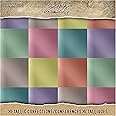 Tim Holtz, Advantus Kraft-Stock Mtllic Confections Printed Paper, metallic, 8 x 8 inches