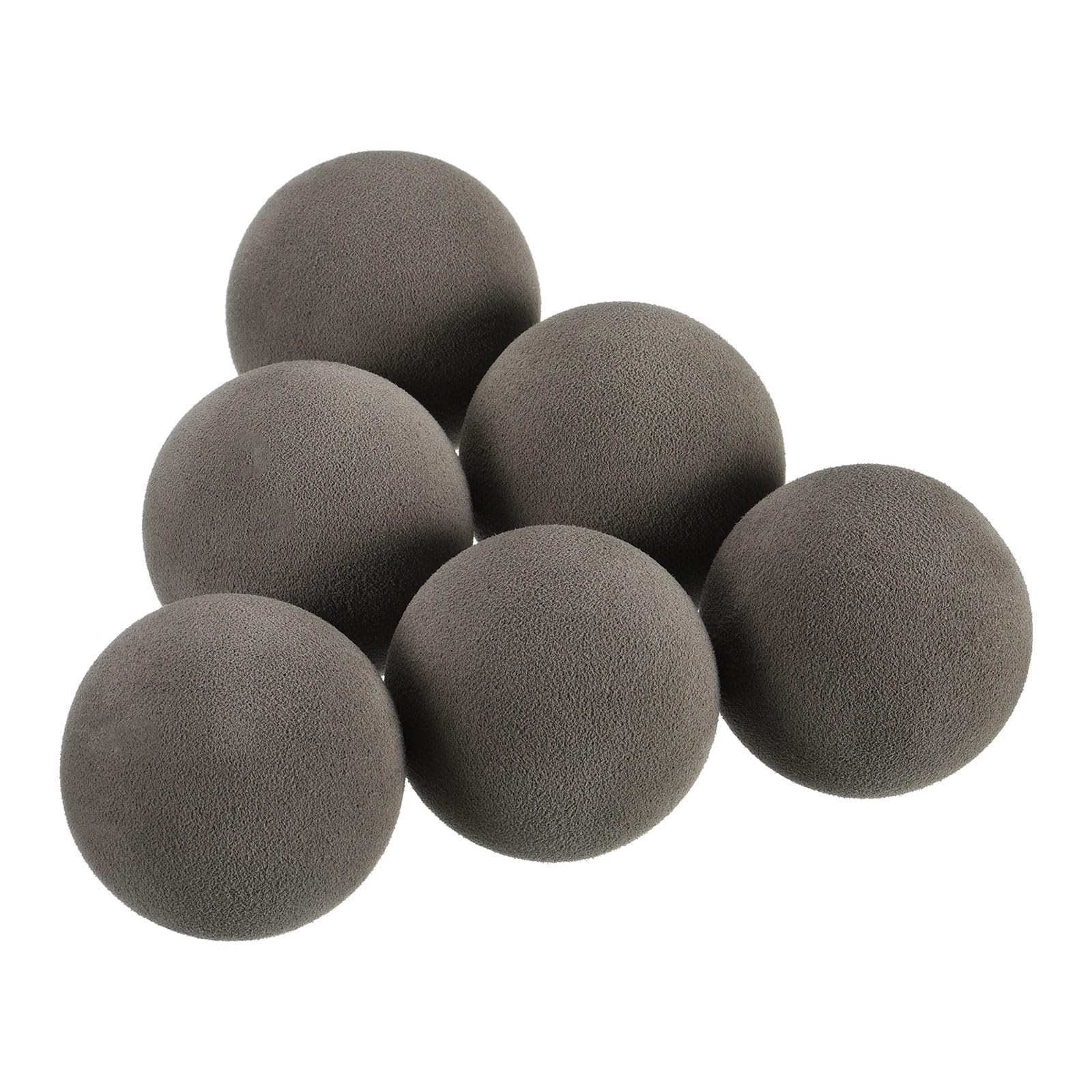 M METERXITY 20 Pack Golf Foam Balls - EVA Sponge Limited Flight Training Balls, Light & Soft, Apply to Indoor Training/Hitting Mat (42mm, Dark Gray)