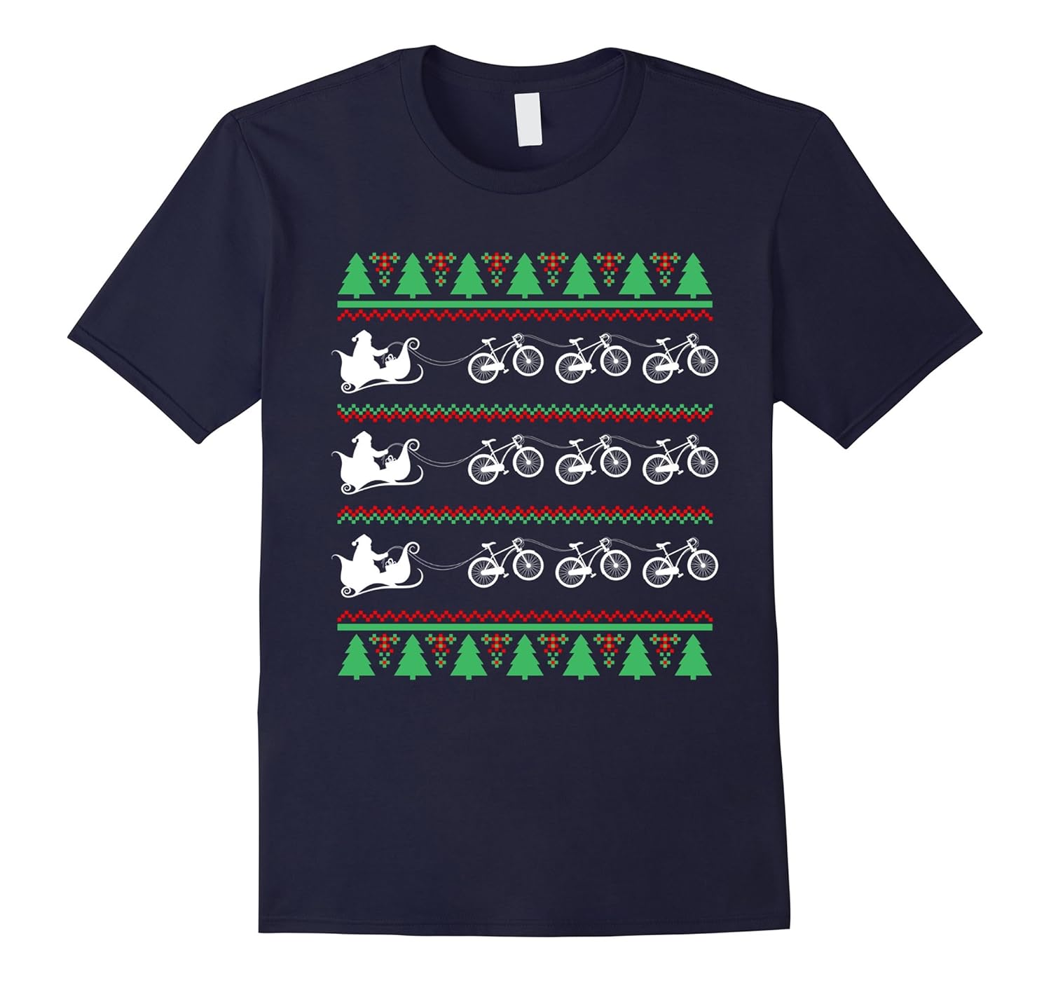 Love Cycling Ugly Christmas Sweater, Funny Men Women T-Shirt-CL