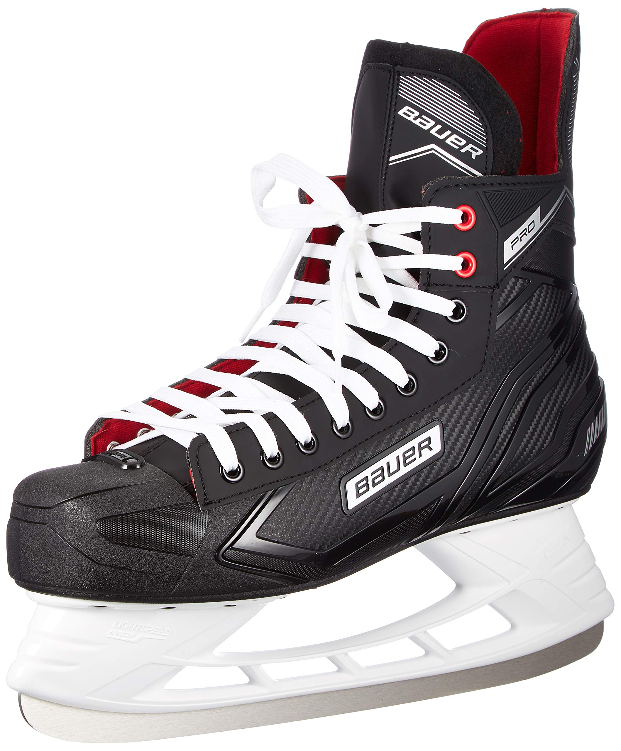 Bauer Men's Eishockey-Shoe Pro Skate Sr Ice Hockey, Black,10.5,45.5