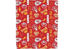 PEGASUS HOME FASHIONS Pegasus NFL 50'' x 60'' Collage Icons Polar Fleece Blanket