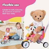 BABY born Trike 835456 Tricycle for Dolls 36-43cm with Detachable Handlebar view 5