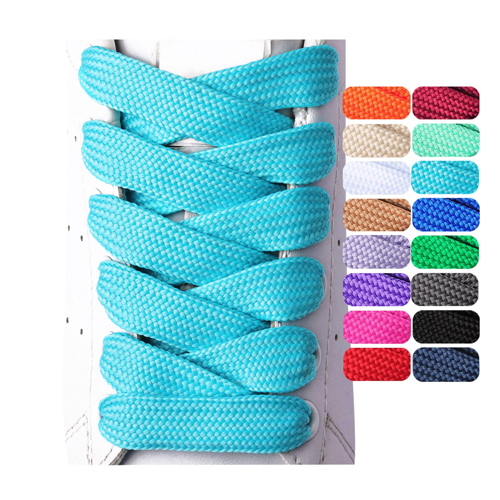 Olukssck 2 Paris Fat Shoe Laces for
