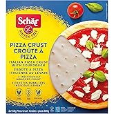Schar Gluten Free Pizza Crusts, Non GMO and Vegan, Quick and Delicious Parbaked Pizza Crusts, Individually Wrapped Pack of 2 