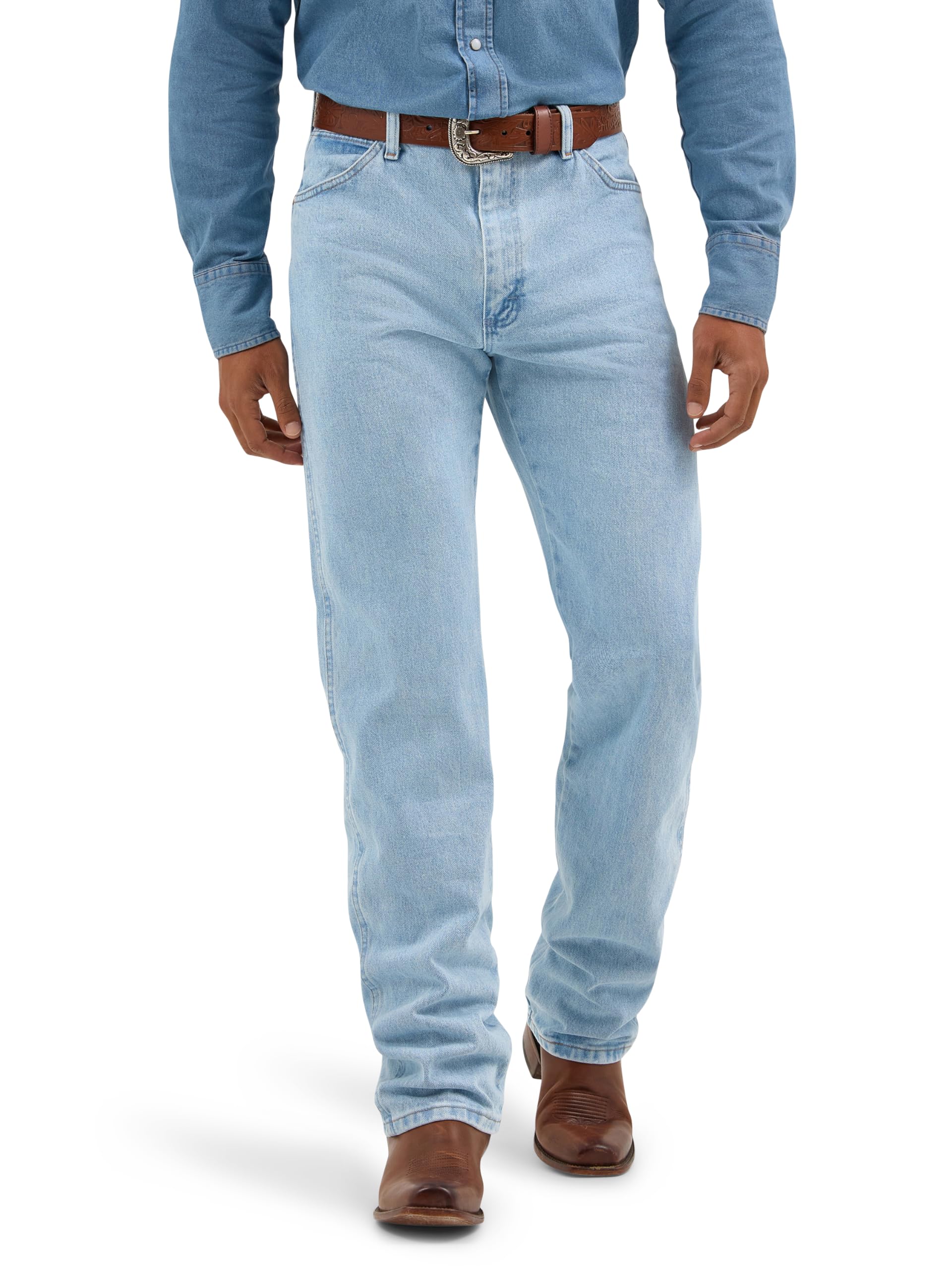 Wranglermens13mwz Vaqueros con corte original y corte vaquero