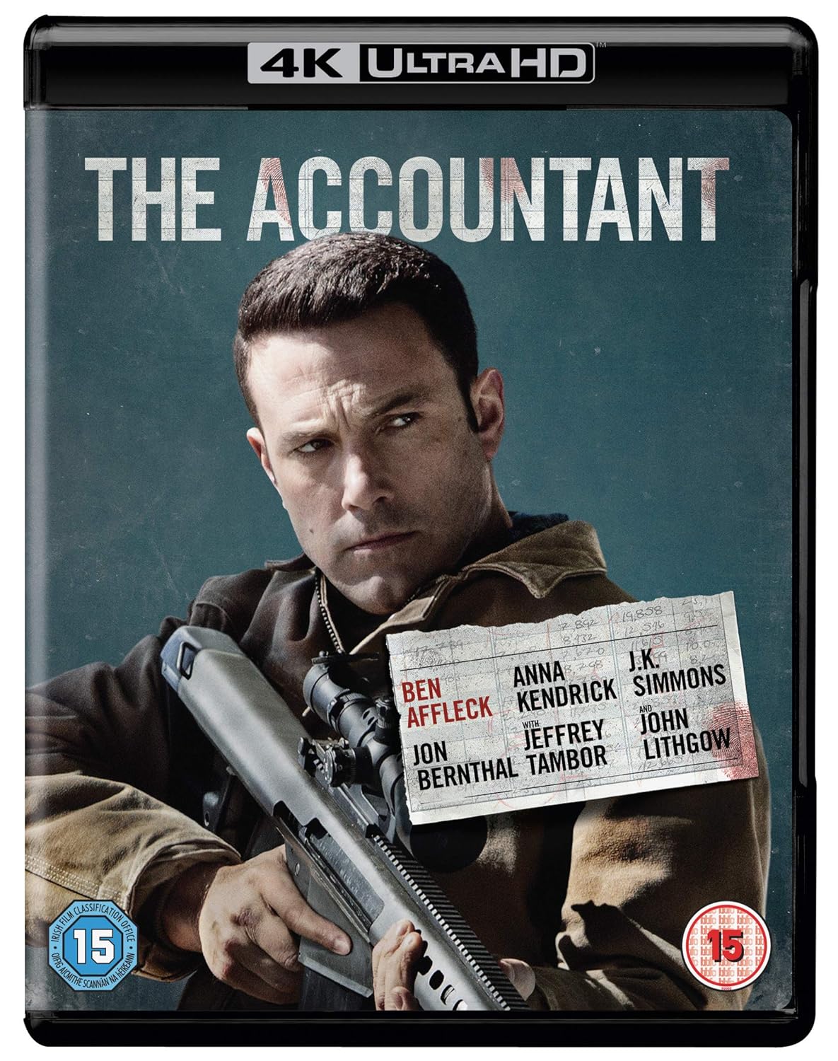 Amazon Com The Accountant 4k Ultra Hd Blu Ray Digital Download 2016 Ben Affleck Anna Kendrick J K Simmons Jon Bernthal Jean Smart Jeffrey Tambor Cynthia Addai Robinson John Lithgow Andy Umberger Alison Wright
