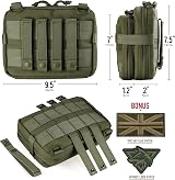 WYNEX Tactical Large Admin Pouch Double Layer 1000D Nylon Molle PALS view 5