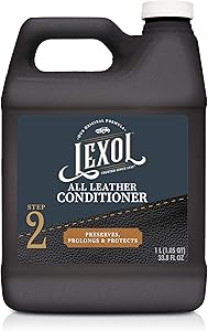 Lexol Leather Conditioner, 1 Liter, Leather Cleaner and Deep Conditioning Since 1933 For Use on Apparel, Furniture, Auto Interiors, Shoes, Bags and More (Packaging May Vary)