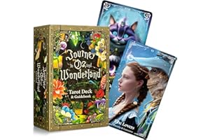 Journey to Oz & Wonderland Tarot (Classic) – 82 Uniquely Illustrated Major/Minor Arcana Cards, Full Guidebook, Art, Meditation, Magnetic Box, Oracle - Washington State USA – Mystic Madness Tarot Co.