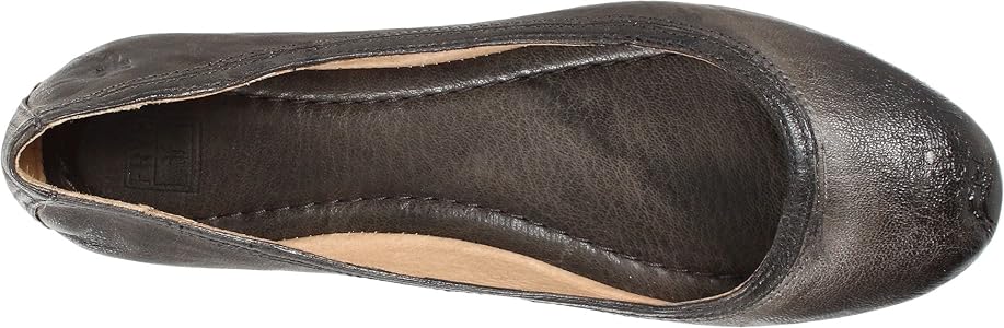 frye carrie leather flat