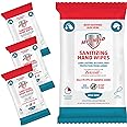 My-Shield Sanitizing Hand Wipes - Travel Pack - 20 Count (4-pack) Alcohol-Free, Long-lasting Protection. Kills 99.9% of Germs. Moisturizes With Aloe Vera. Formulated with Zetrisil.