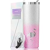 Onebttl Flamingo Gifts for Women, Flamingo Cup, 20oz Stainless Steel Tumbler, Water Bottle, Travel Mug