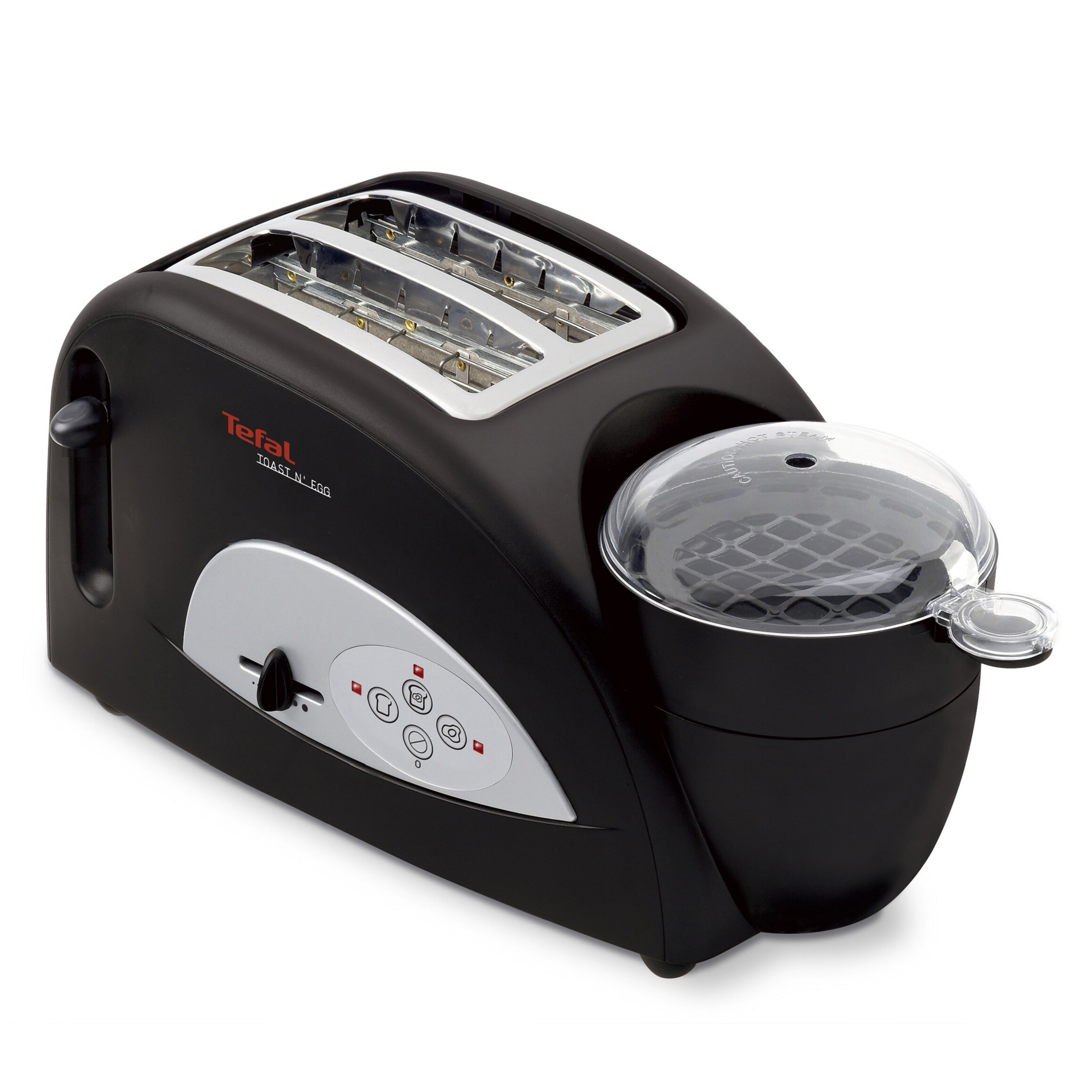 Tefal TT550015 Toast and Egg Two Slice Toaster and Egg Maker 1200 W