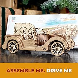 UGears Mechanical Models Roadster VM-01 3-D Wooden