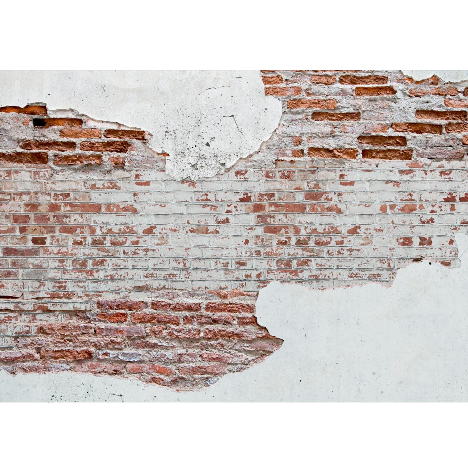 Runa Art Photo Wallpaper Stone wall Modern Non-Woven Living Room Bedroom Wall Decoration - Made in Germany - White Brown 9083010a