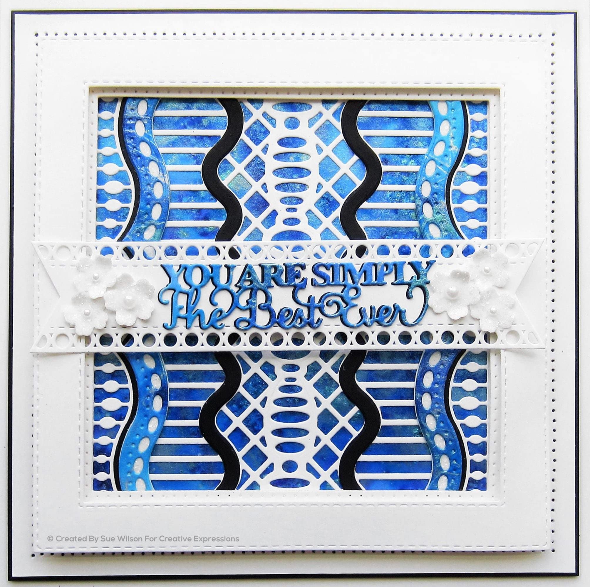 Sue Wilson - Endless Options - Theresa Background - Craft Die