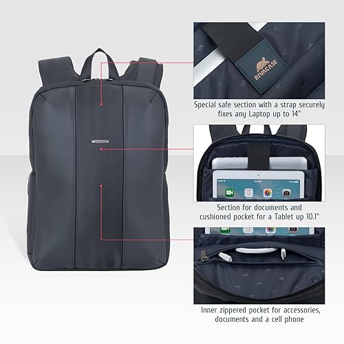 Rivacase Slim Laptop Briefcase Rivacase 8125 Slim, Business