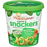 HAPPY BABY Organic Baked Creamy Spinach & Carrot Snacker Cup, 1.5 OZ