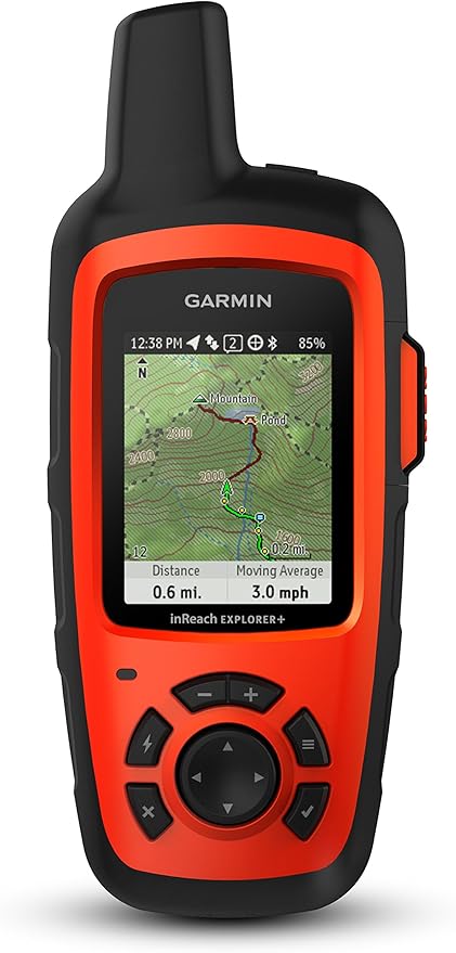 Amazon Com Garmin Inreach Explorer Handheld Satellite Communicator With Topo Maps And Gps Navigation