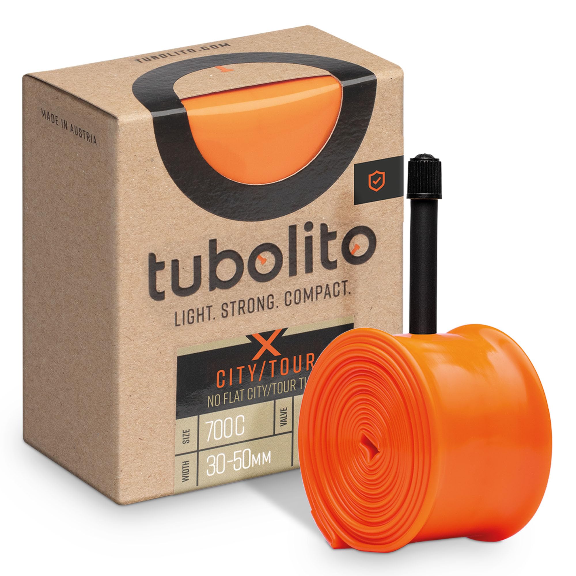 Tubolito X-Tubo city/trekking 700 x 30-50mm, 42mm Schrader valve, Orange