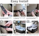 GoFirst Dog Car Seat Small Dogs Cats Booster Seat with Storage Pocket view 6