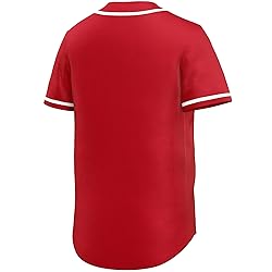 KXK Blank Baseball Jersey for Men Casual Button