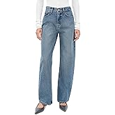 B Sides Women's Leroy Mid Relaxed Bow Jeans