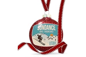 NEONBLOND Christmas Decoration Sundance Ski Resort - Utah Ski Resort Ornament