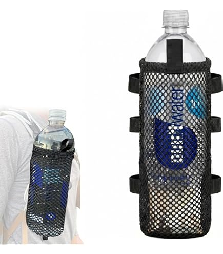 Amazon.com: Water Bottle & Snack Holder for Backpack Shoulder