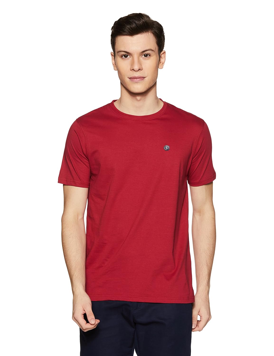 symbol amazon brand men's cotton round neck t-shirt (pack of 3)