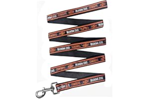 MIRAGE PET PRODUCTS Pets First Collegiate Pet Accessories, Dog Leash, Oklahoma State Cowboys, Large
