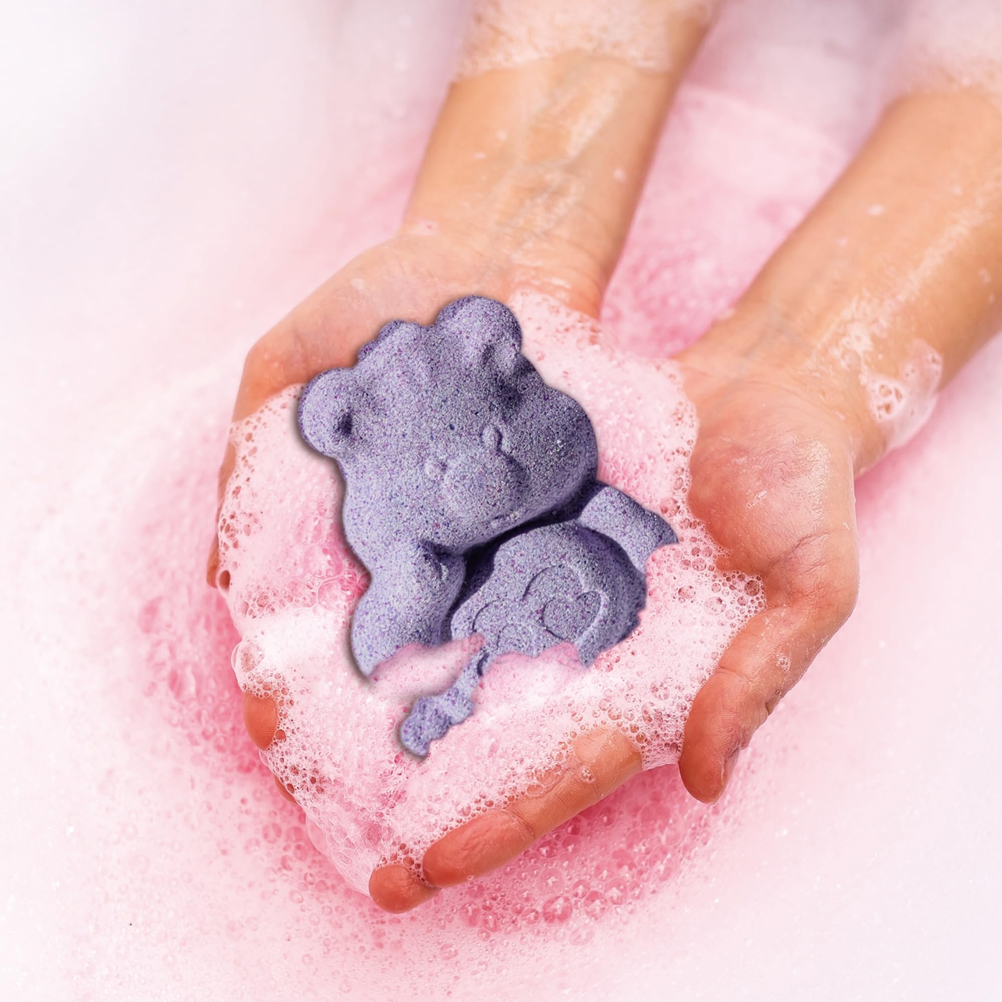 Care Bears 6 Pack Bubblegum Scented Bath Bombs - Ages 3+ Character Molded Bath Bombs – Fun & Bright Colors - Great Birthday Gifts, Stocking Stuffers, Slumber Parties, Spa Days & More by Townley Girl - Image 2