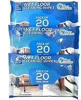 TDBS The Dustpan and Brush Store Wet Floor Cleaning Wipes 60 Pack view 1