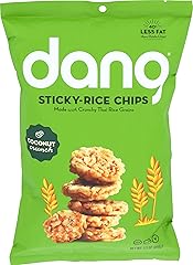 Dang Sticky Rice Chips, Coconut Crunch, 3.5 oz (1 Count), Gluten Free Rice Crisps