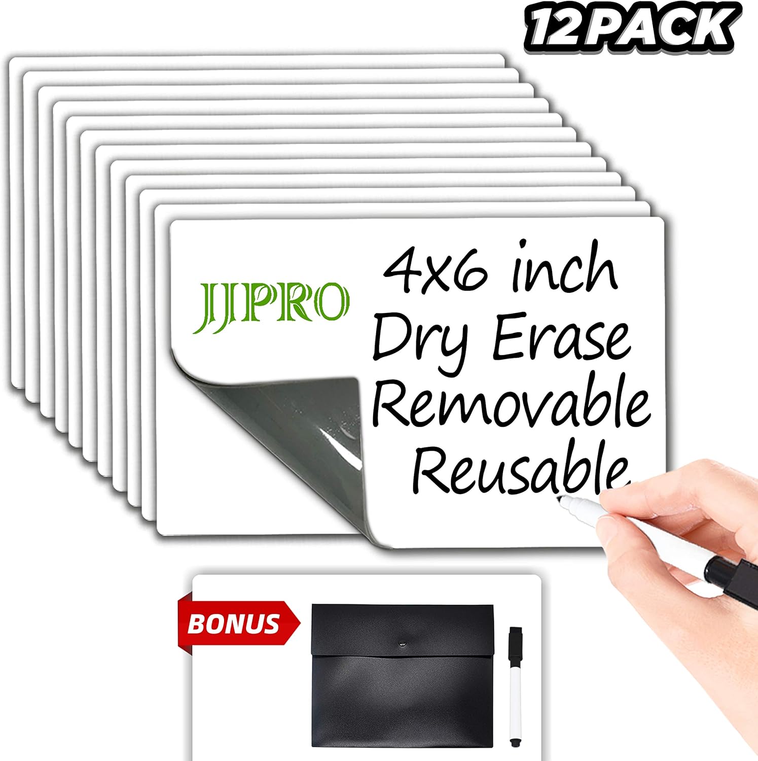 Dry Erase Sticky Notes - Reusable Whiteboard Stickers 4