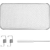 RV Furnace Vent Cover, RV Water Heater Vent Cover | With Installation Tool, Stainless Steel Screen,Compatible with Coleman, Suburban, Sol-Aire, and Hydroflame furnace vent
