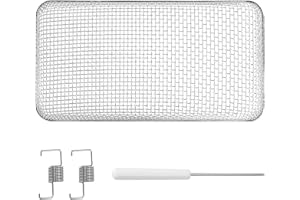 WADOY RV Furnace Vent Cover,Flying Insect Bug Cover,Stainless Steel Screen to Protect RV Water Heater from External Creature,7.5''x 4.1''x 1.3''