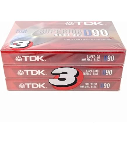 Amazon.com: TDK Superior D90 Normal Bias for Everyday Recording