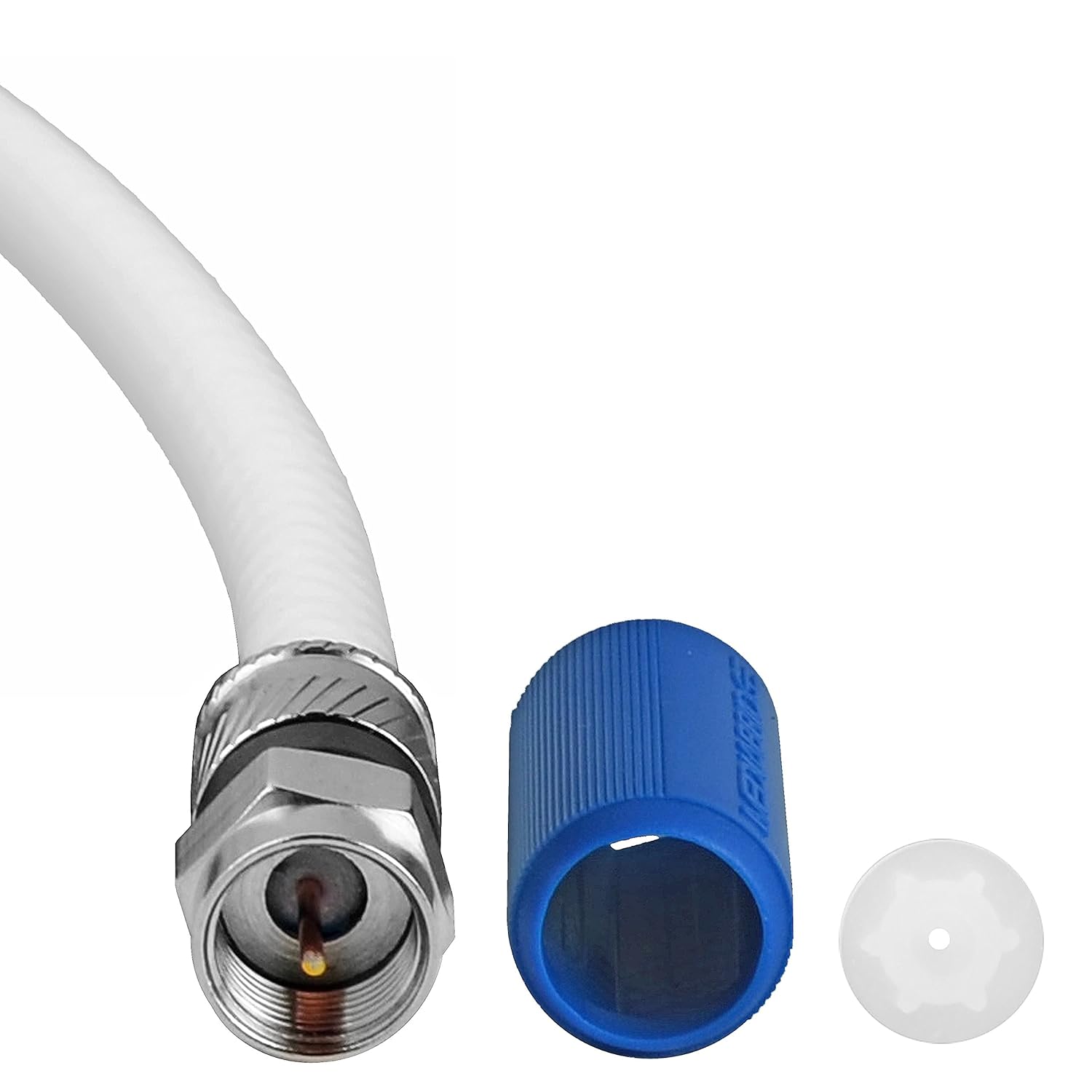 15 Feet Removable EZ Grip Caps CJ156BFN1 Mediabridge Coaxial Cable