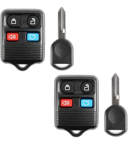 thumbnail image 2 of Uncut Car Remote Key Fob For Ford Taurus 2000-2007 – DIY Programmable – KeylessKing 2 of 5